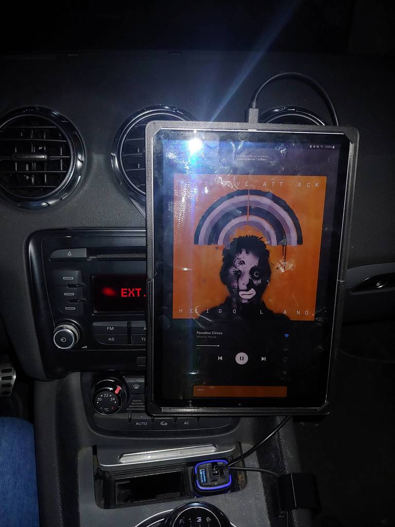 Surfplattahållare för Audi TT Mk2 (8j) till Samsung Galaxy S6