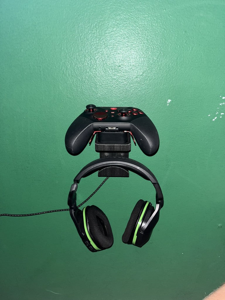 Väggfäste för Xbox Elite Series 2-kontroll, laddare och headset