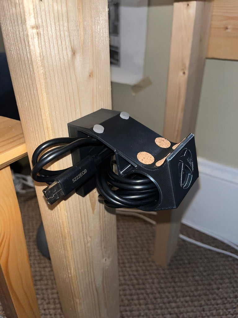 Xbox Controller Väggfäste + Kabelhållare