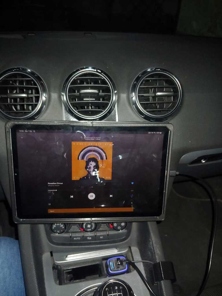 Surfplattahållare för Audi TT Mk2 (8j) till Samsung Galaxy S6