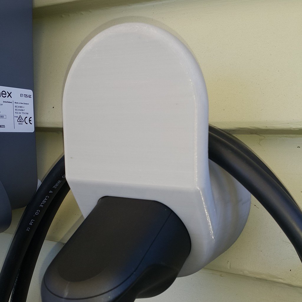 Typ 2 EV Laddningskontakt och kabelhängare