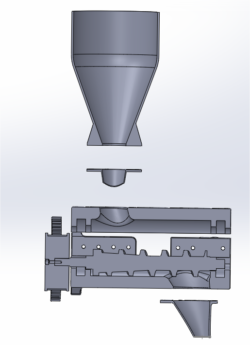 Pelletsdispenser - Kontrollerad utmatning av pellets