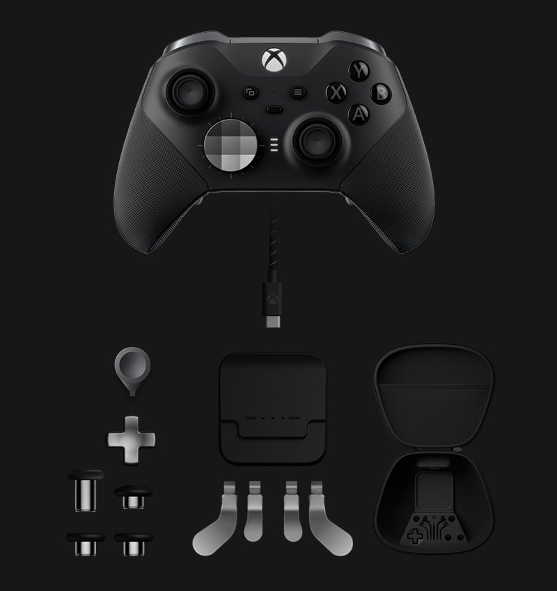 Xbox Elite Wireless Controller Series 2 väggfäste + hörlurshållare