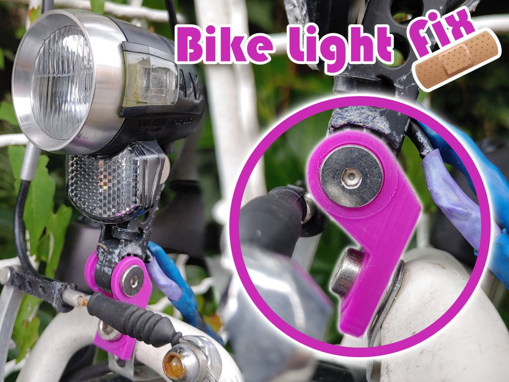 AXA Bike Light Holder - Säker och stark cykelljushållare för LED