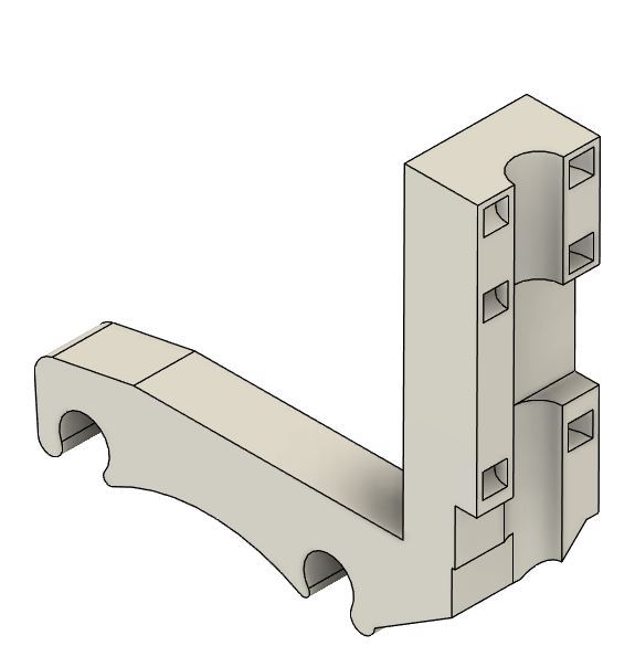 Micro Swiss Direct Drive-kabelstödsfäste