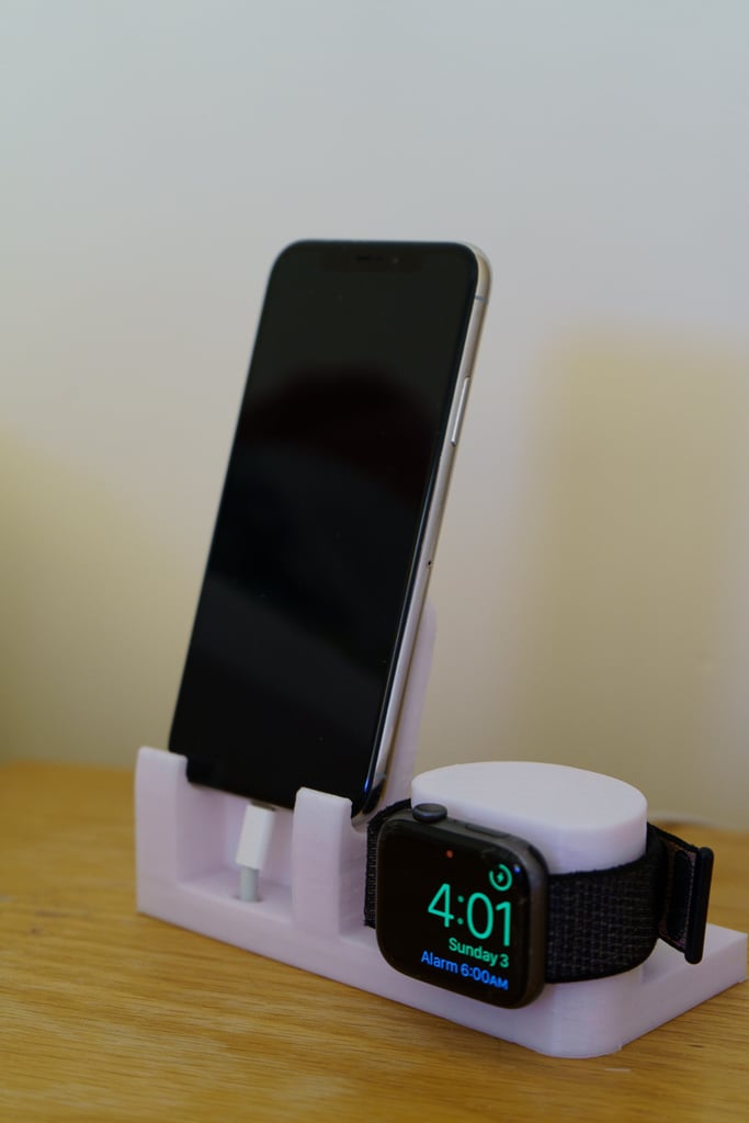 Laddningsdocka för iPhone och Apple Watch