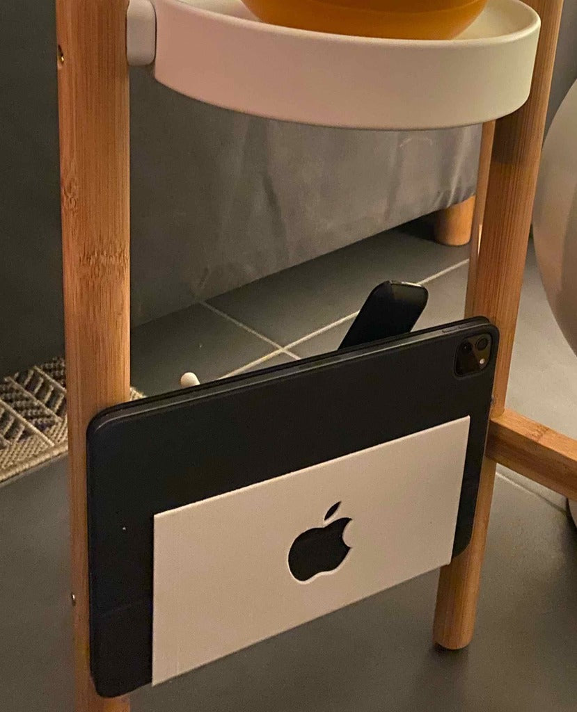 Fjärrkontrollshållare för iPad och TV till Satsumas Ikea