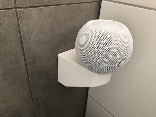 Vægmontering til HomePod Mini ved stikkontakt