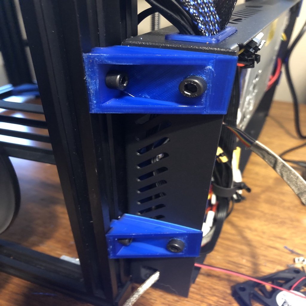 Ender 5 bakre monteringsfäste för elektronik och strömförsörjning