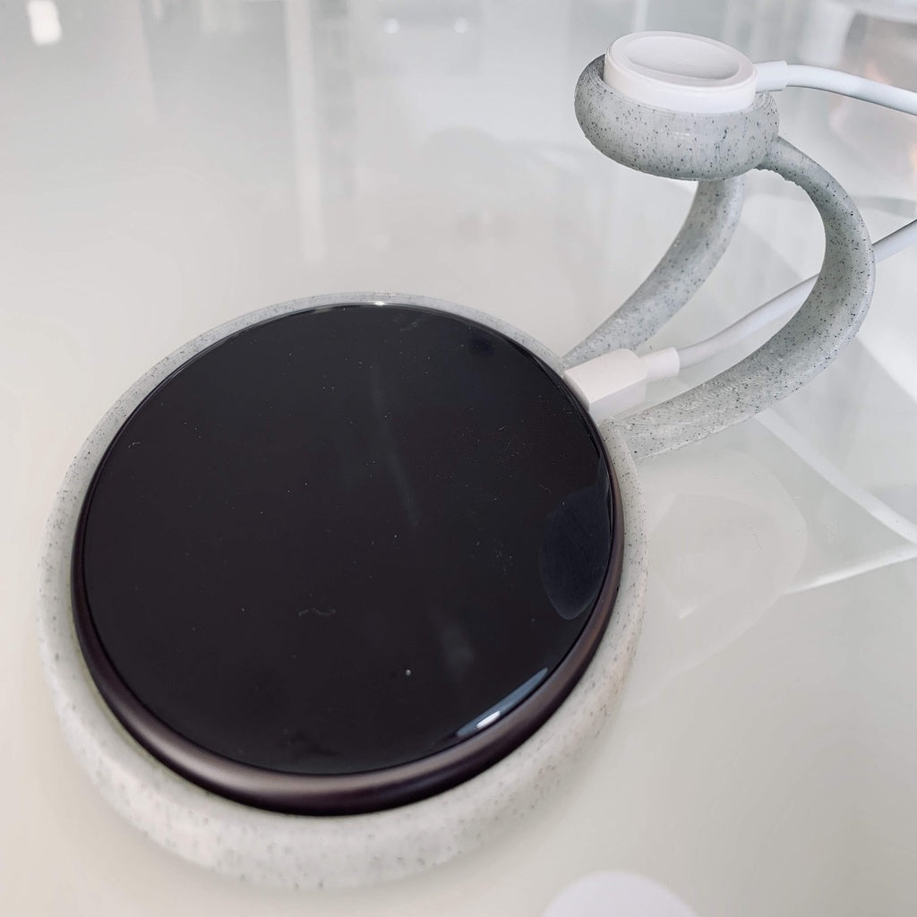 Trådlös laddningsdocka för iPhone och Apple Watch V2 "Enterprise"
