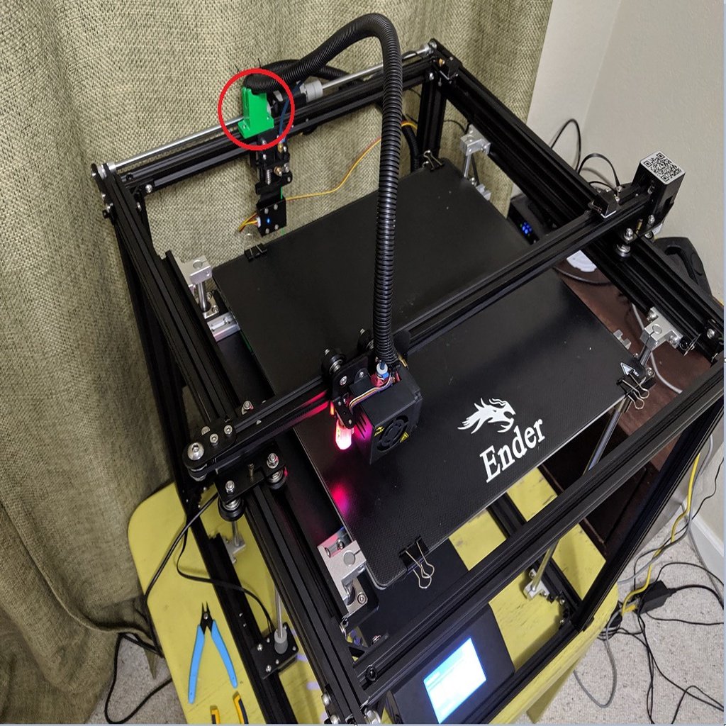 Ender 5 Plus Hot End-kabelhållare