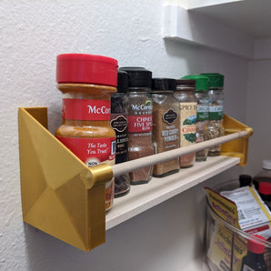Flexibel kryddhylla för organiserat kök