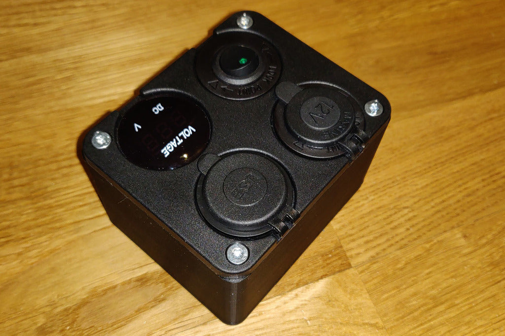 12V Dubbel USB Laddare Strömuttag - Panelmontering för Båt, Lastbil och Bil