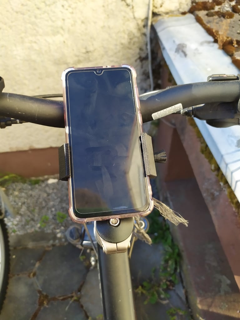 Robust och justerbar telefonhållare för mountainbikes och racercyklar