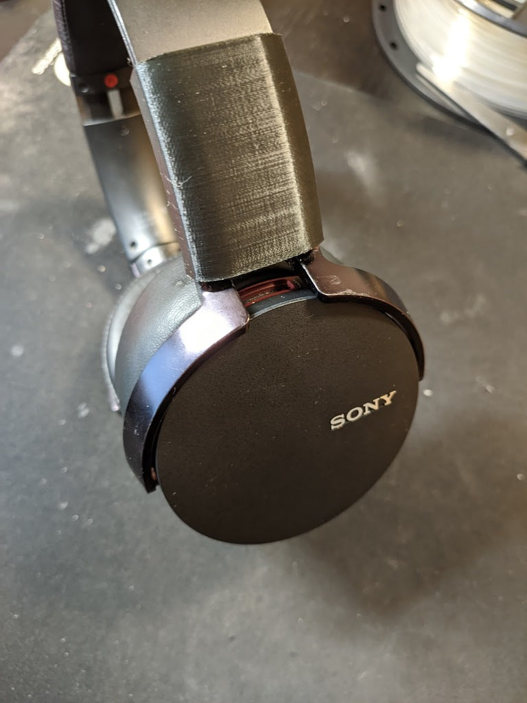 Forstærket bøjle til Sony MDR-XB950BT og MDR-XB950B1 hovedtelefoner