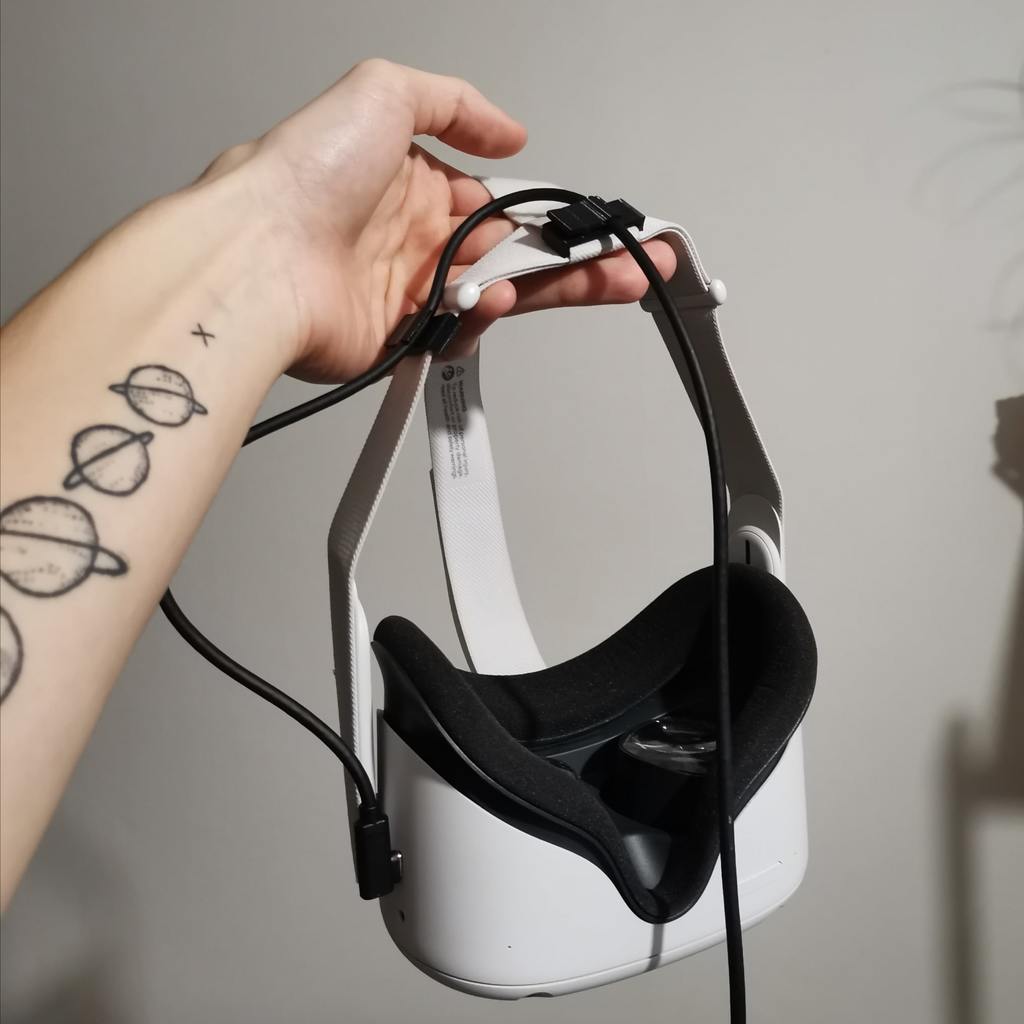 Oculus Quest 2-kabelklämma för länkkabel