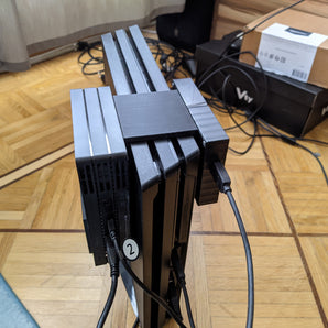 PS4 Pro Vertikalt Monteringsfäste för PSVR-processor och extern hårddisk