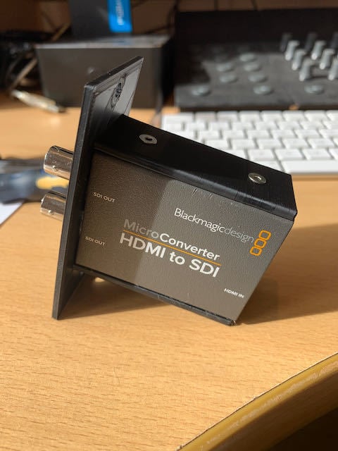 Rackmonterad Adapter för Blackmagic Micro Converter HDMI-SDI &amp; 3G