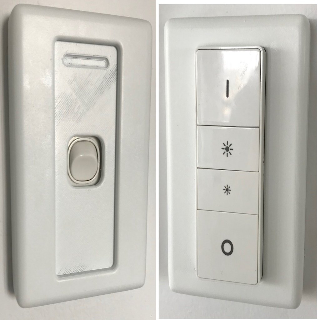 Clipsal 2000 Ljusströmbrytare Philips Hue Dimmerskydd