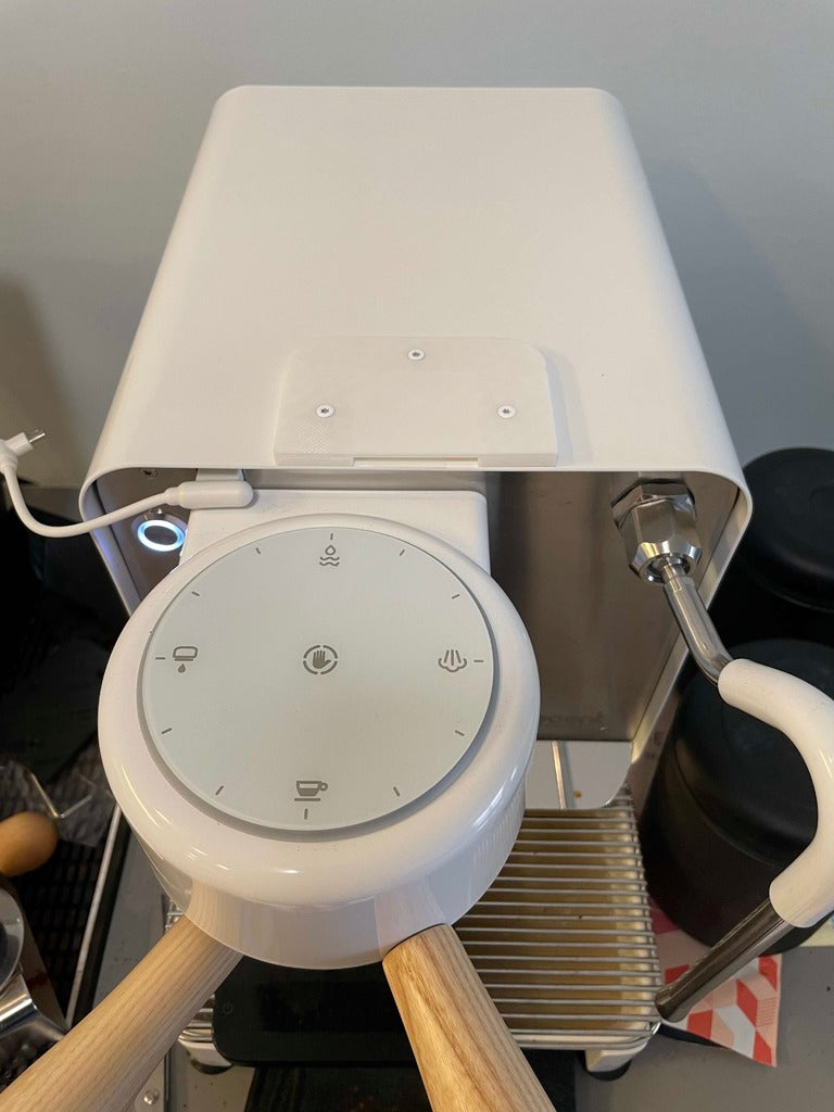 Avtagbart stativ för surfplattor till Decent DE1 espressomaskin