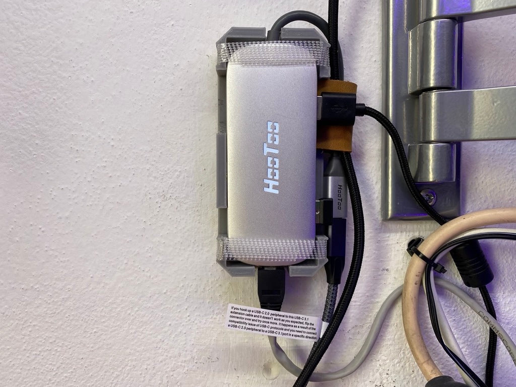 HOOTOO USB C HT-UC007 Vägghållare