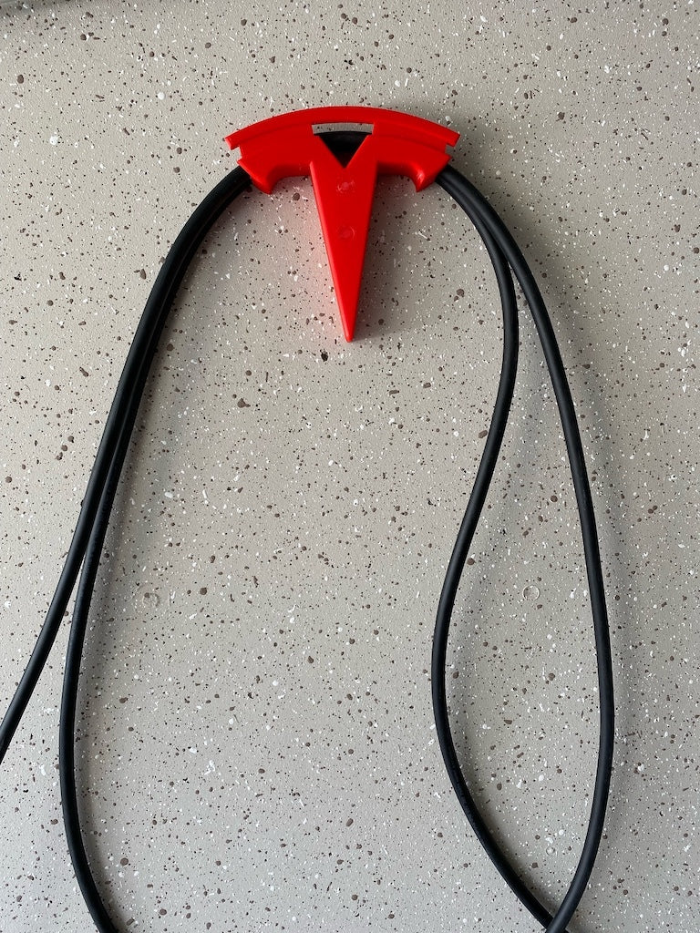 Tesla Logo EV-kabelhållare