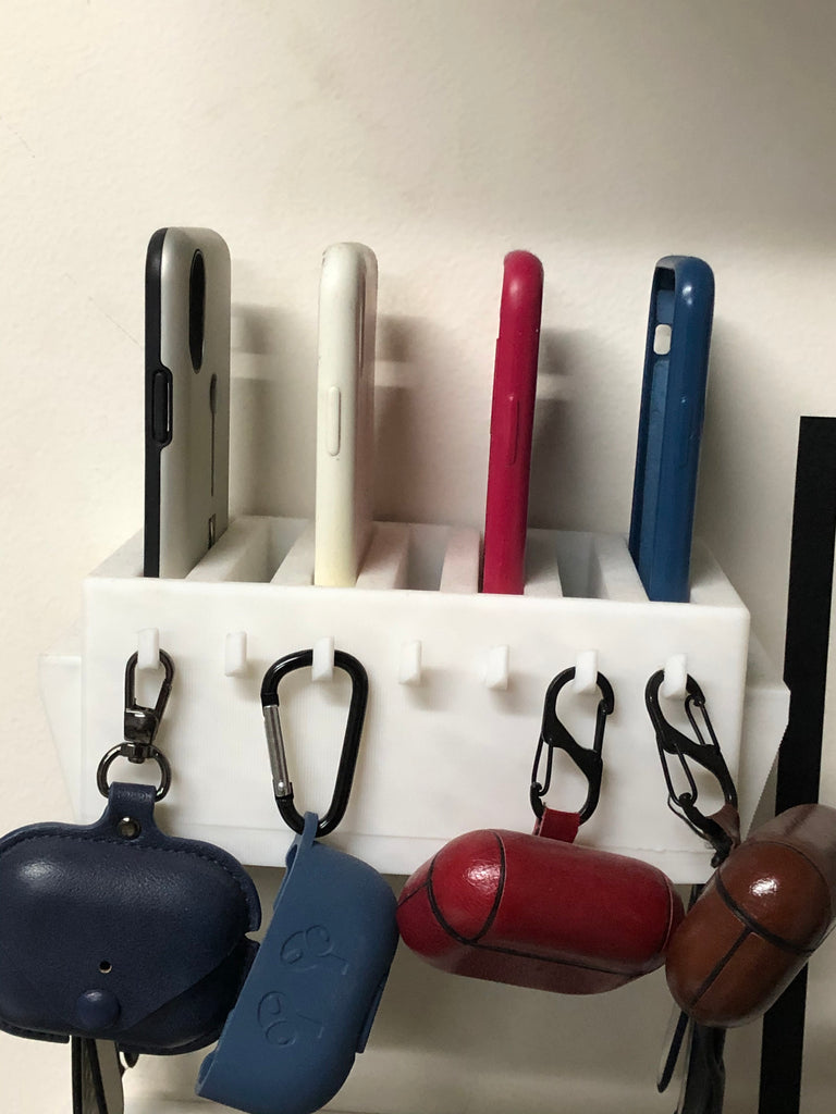 Förvaringslåda för iPhone och Apple Watch fodral och skal