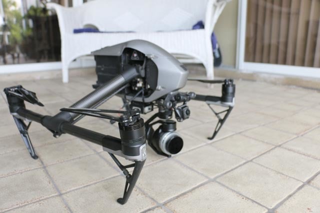 DJI FPV-kamera och luftenhetsmontering för Inspire 2 - Uppdatering 01/2022