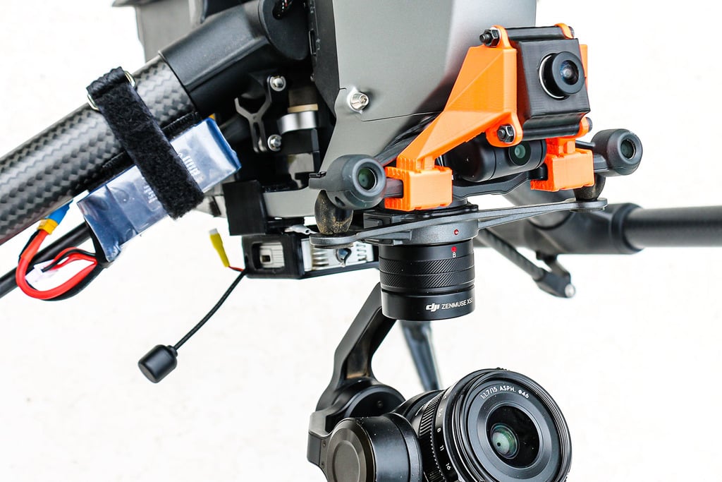 DJI FPV-kamera och luftenhetsmontering för Inspire 2 - Uppdatering 01/2022