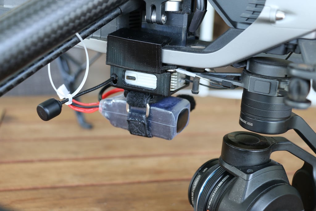 DJI FPV-kamera och luftenhetsmontering för Inspire 2 - Uppdatering 01/2022