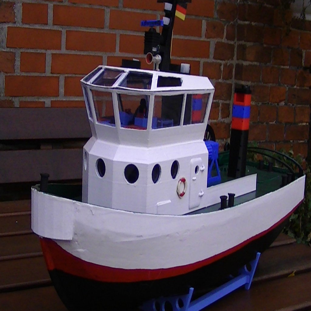 RC Boat Harbor Tug - Fjärrstyrd bogserbåt