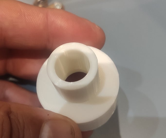 Reducerare för båtpumputlopp
