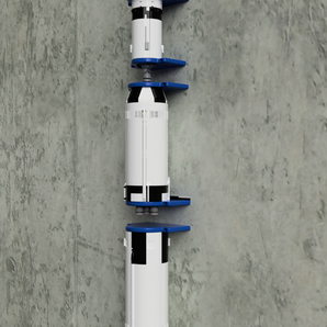 Väggfäste för Lego Saturn V (6 delar)