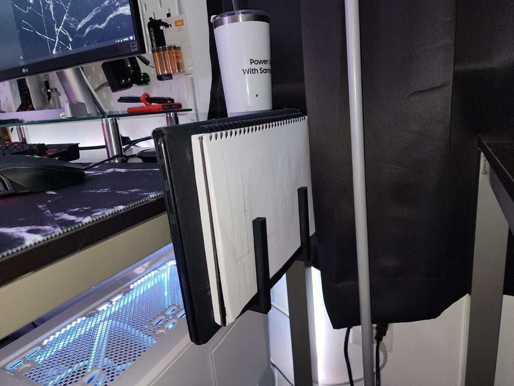 Samsung Galaxy Book 12 &amp; Notebook-hållare för SHW Home Office L-format hörnskrivbord