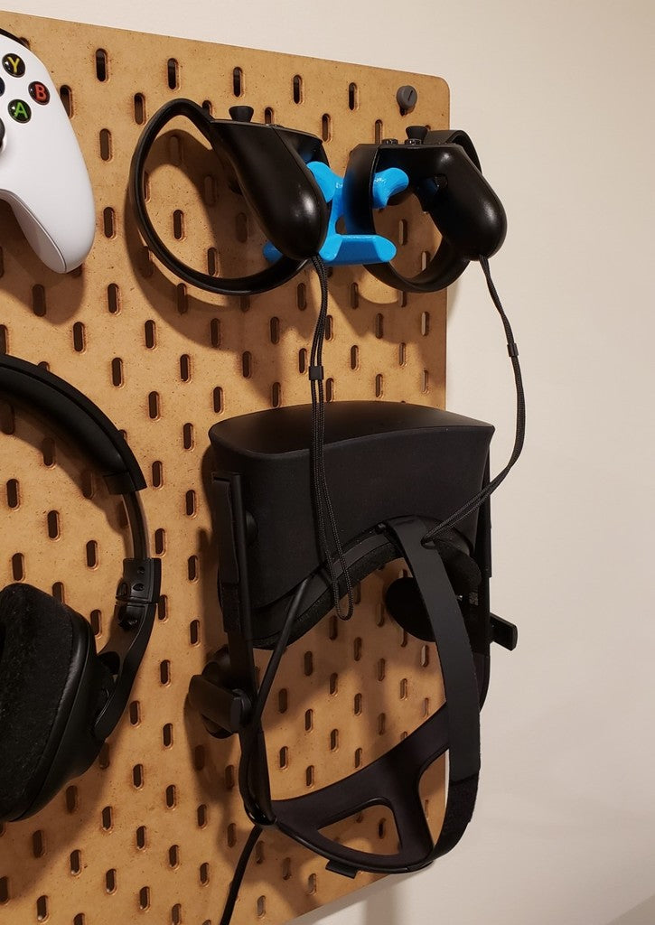 Vægmontering til Oculus Rift S, Quest og CV1 for IKEA Skadis