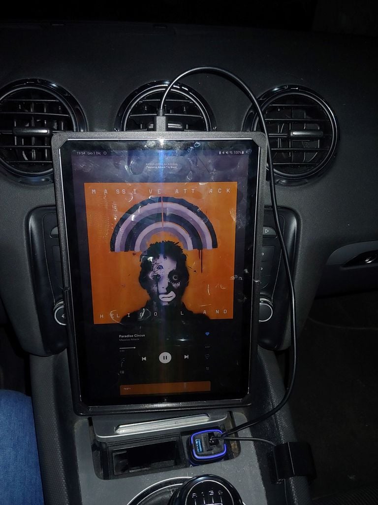 Surfplattahållare för Audi TT Mk2 (8j) till Samsung Galaxy S6