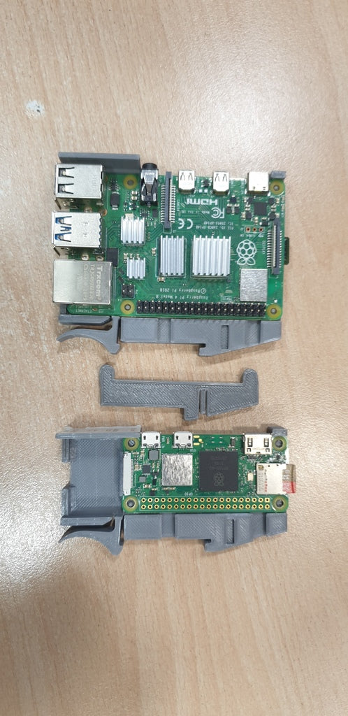 DIN-skenafäste för Raspberry Pi Zero/Zero 2