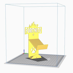 Väggfäste för Xbox One-kontroll och hörlurar med Fortnite-motiv