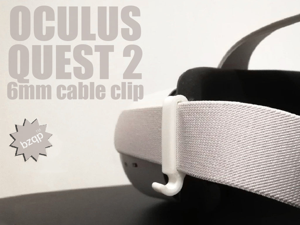 Oculus Quest 2 6 mm kabelklämma