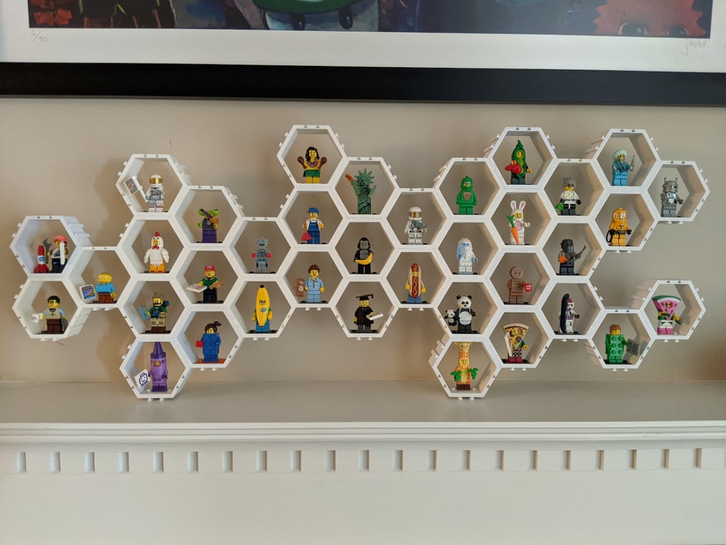 Hexagon Minifigure Display System