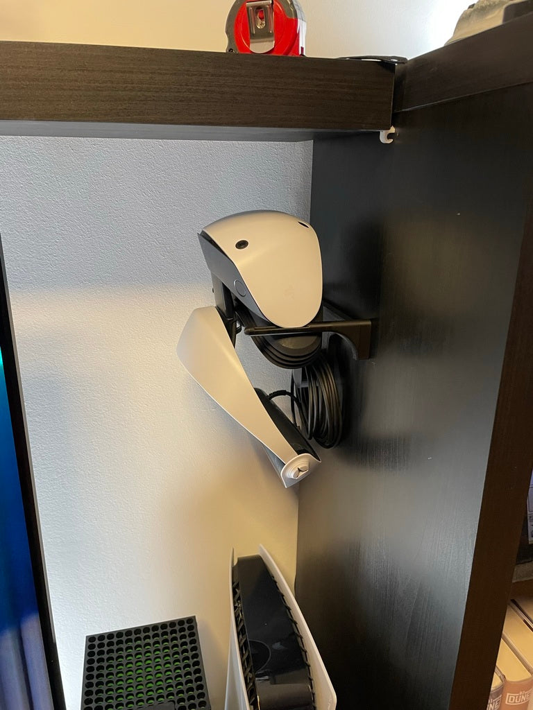 PSVR2 HMD hängare med kabelhållare