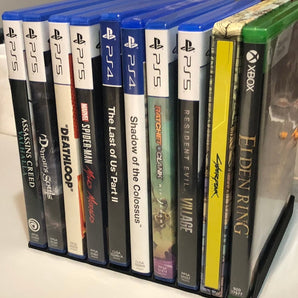 Spelhållare och ställ för förvaring av upp till 10 spel