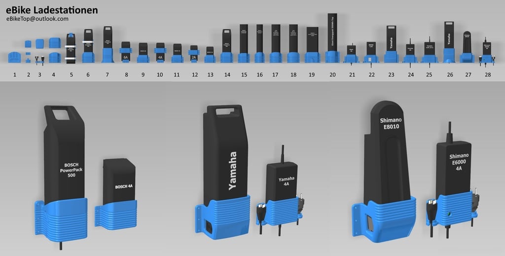 Väggfäste för Bosch eBike-batteri (PowerPack 500)