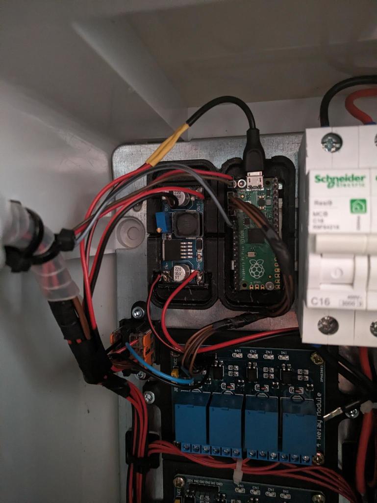 Raspberry Pi Pico DIN-skena monteringsadapter