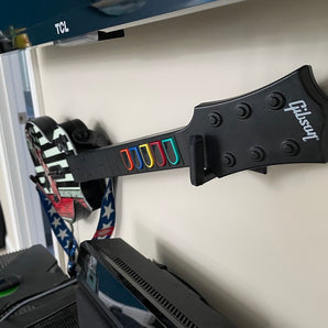 Horisontellt väggfäste för Guitar Hero-gitarr