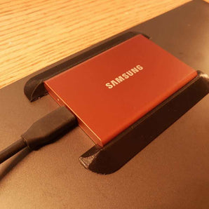 Lågprofilhållare för Samsung T7 SSD