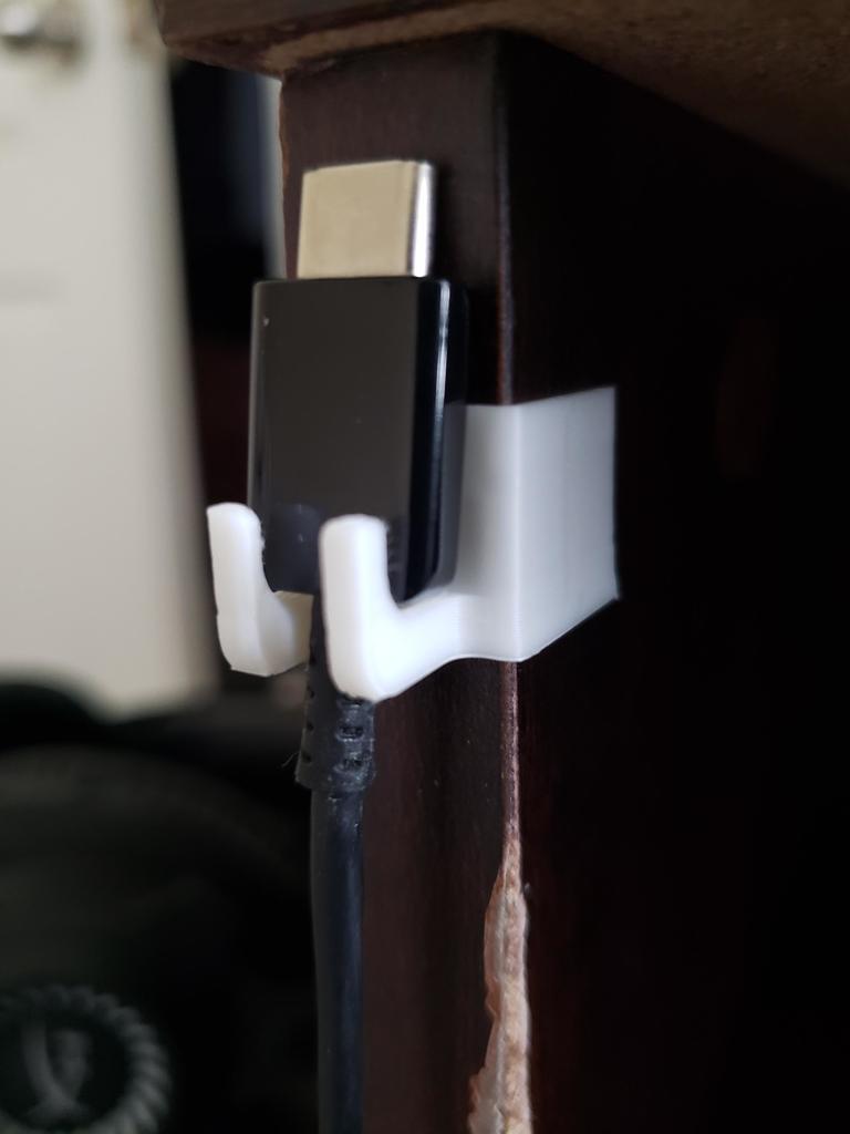 Kabelhållare för skrivbord - Organisera din Samsung USB C-laddare
