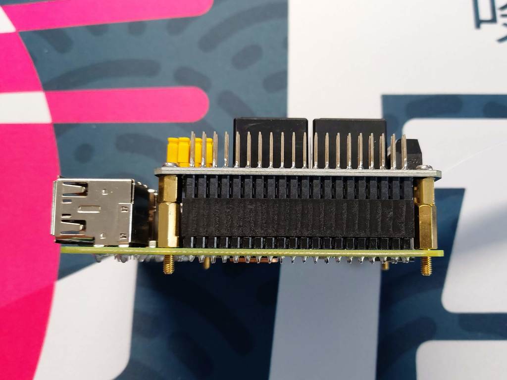 Raspberry Pi DIN-skenafäste för M2.5 hex-avstånd