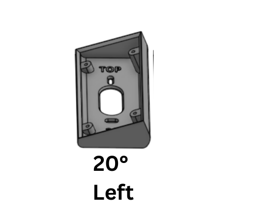 Ring Doorbell (2024 års utgåva) Vinklad montering