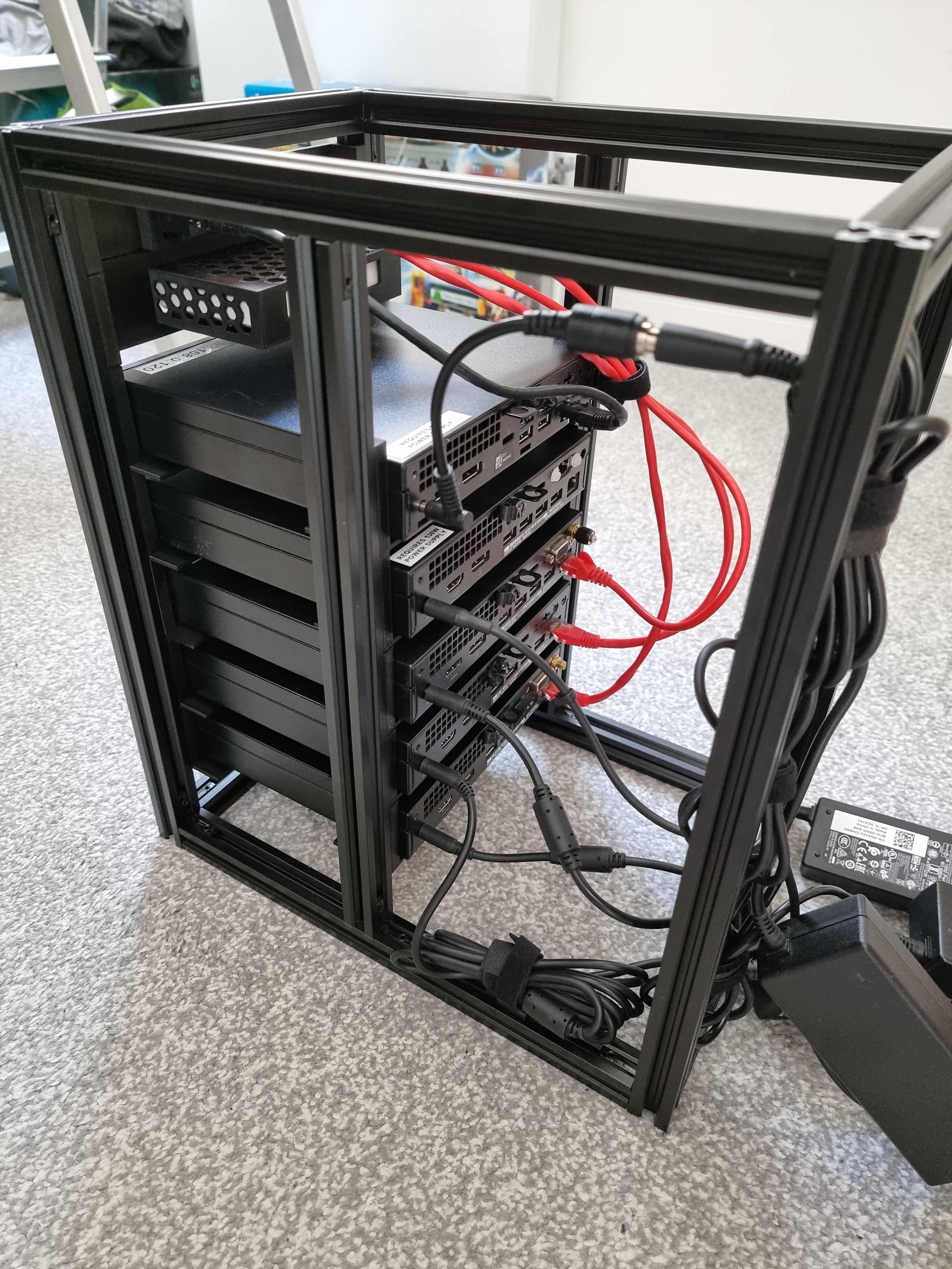 Minirack til Dell Optiplex MFF-servere